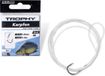 Zebco Trophy Carp Hook-to-Nylon 70cm (8 pcs) Hook Black - Maat: 6