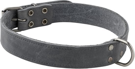 Adori Halsband Vetleder Met Print Grijs - Hondenhalsband - 20mmx50 cm grijs
