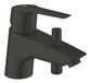GROHE Start 232292432 Eengreepsmengkraan voor bad/douche, waterbesparend, middelgrote uitloop, eenvoudige installatie, mat zwart