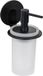 Wenko Turbo-Loc Zeepdispenser Bivio mat zwart aluminium