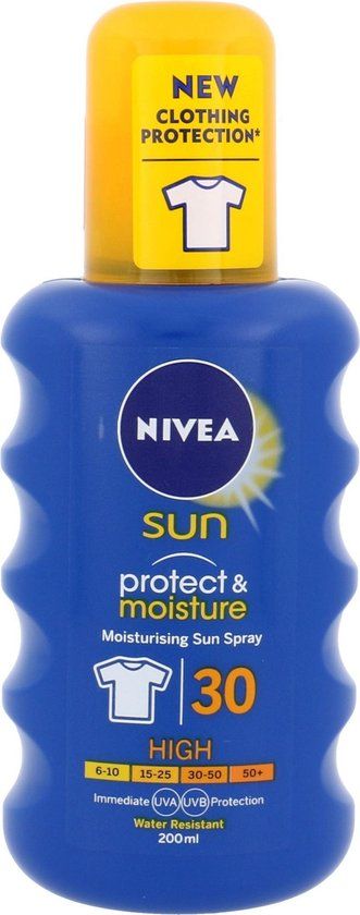 Nivea Sun Protect & Moisture Sun Spray SPF 30 - 200ml - Women - Fresh Scent