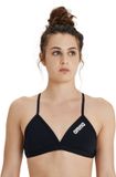 Arena Team Tie Back Zwart Bikini Topje