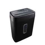 Amazon Basics Papiervernietiger met dwarsdoorsnede voor 12 vellen, voor papier, cd's en creditcards, shredder (nieuw model, zwart)