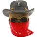 Keramische Bandit Keramische spaarpot met doodskop