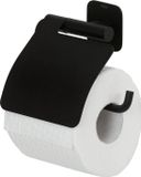 Tiger Colar Toiletrolhouder met klep - Zwart