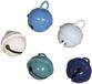 Rayher hobby materialen 10x Metalen belletjes blauw mix met oog 15 mm