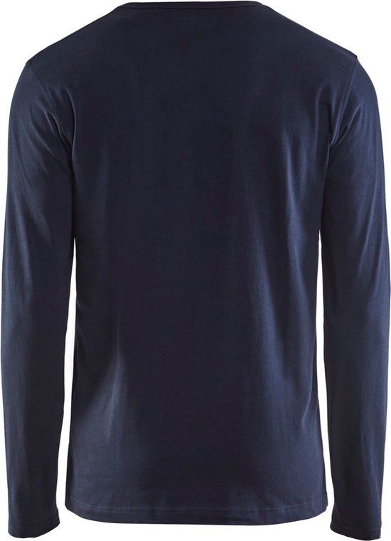 Blaklader T-shirt lange mouw 3500-1042 - Donker marineblauw - M