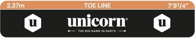 Unicorn Vloersticker Werpafstand Unicorn 60 Cm Zwart/rood