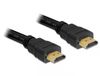 DeLOCK 82709 HDMI kabel 10m zwart mannelijk/mannelijk goud