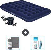 Bestway Luchtbed - Twijfelaar - 137 x 191 x 22 cm - Blauw