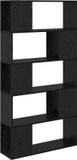 vidaXL Tv-meubelset 80 x 24 x 156 cm Zwart Bewerkt hout