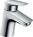 Merkloos Logis Spoelkraan, 1-greeps, Zilver, Metaal, Met handdouche