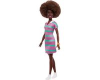 Barbie Fashionistas pop #247 met zwart krullend haar