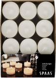 SPAAS Maxi Clearlights - Theelichten - 24 stuks - Wit - Geurloos