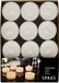 SPAAS Maxi Clearlights - Bougies chauffe-plat - 24 pièces - Blanc - Sans parfum