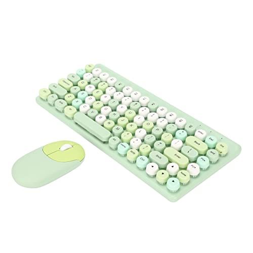 Silvergear Retro Toetsenbord En Muis Set Draadloos   Blauw 713752360