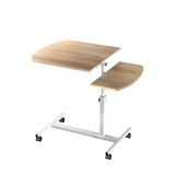 Wintem Verstelbaar bureau van 60 x 40 cm met 4 wieltjes