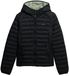 Superdry - Gewatteerd Fuji Lite jack met capuchon - Dames - Zwart