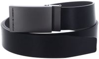 PORSCHE DESIGN Leren riem Business Belt Plate Buckle 35 W85 Black zwart