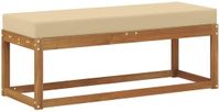 vidaXL Buitenstoel Bank Massief Acacia Hout Naturel