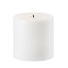 Uyuni LED Kaars - Pillar Candle Nordic White - Ø10,1 x 10 cm