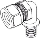 Rehau Rautitan knelkoppeling knie 20RpxG1/2"x15mm LX