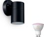 Philips Hue Kylis Wandlamp voor Buiten Neerwaarts (Zwart)
