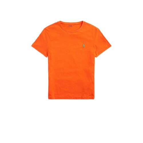 POLO Ralph Lauren POLO Ralph Lauren slim fit T-shirt met logo oranje