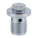 KS Tools 430.1081 Olieaftapplug, buitenzeskant, 13mm, M18x1,5x21mm, 10 per pak