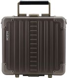 Aleon Diversty-cosmetica Beautycase van aluminium, 27 cm - 7 L - Open - bronze