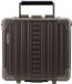 Aleon Diversty-cosmetica Beautycase van aluminium, 27 cm - 7 L - Open - bronze