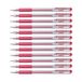Pentel 0.8mm tip hybride gel metallic comfortabele vingergreep inkt pen - rood