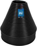KOTARBAU Tuinrand, Gazonrand Flexibel, Grasrand Kunststof 10 cm x 20 m Zwart