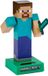 Puckator Solar bewegend figuur - Minecraft Steve - blauw - kunststof - 12 cm