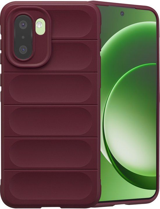 imoshion EasyGrip Backcover - Geschikt voor OnePlus 15R - Aubergine