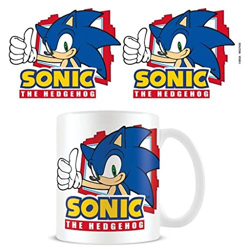 Sonic the Hedgehog - Thumbs Up Mug - 300ml - Ceramic