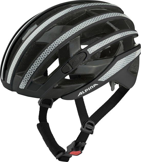 Olympic sportswear Ravel Reflective Racehelm - Zwart - Unisex - Maat M