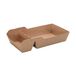 White label Kartonnen snackbakje A14 + A20 bruin 145 x 85 x 35 mm (100 stuks)
