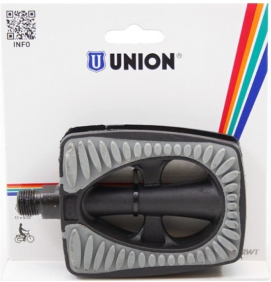 Union Platformpedaal Stadsfiets Sp-808 9/16 Inch Zwart Set