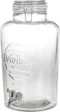 Excellent Houseware Water dispenser - Glas - 8 liter - met tapkraantje