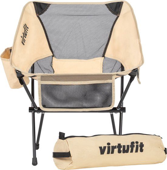 VirtuFit Camping Stoel Compact - Beige