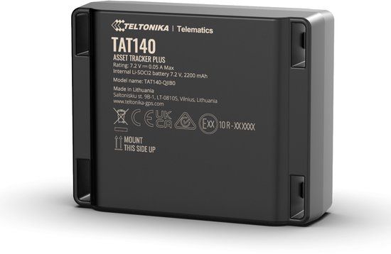 Teltonika 4G LTE Cat 1 asset tracker Universeel Zwart