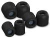 Comply Foam Sport Pro Vervangdopjes voor oortjes Beats Powerbeats Pro, Powerbeats, assortiment S, M, L, 3 paar, zwart, comfortabel, goede pasvorm, ruisonderdrukking, gemaakt in de VS