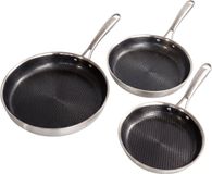 Safecourt Kitchen 3-delige Hybride koekenpan Pannenset - Ø 20, 24, 28 cm