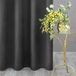 Eurofirany 424080 Sheer Black Polyester Curtain & Drape