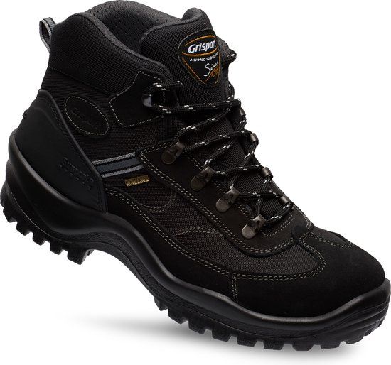 Grisport Torino Mid Unisex Wandelschoenen - Zwart - Maat 46