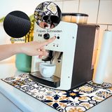 Merkloos Keuken Droogmat - Sterk Absorberend en Sneldrogend - Voor Koffiezetapparaat, Spoelbak en Servies - 40x60 cm