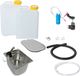 230V Set pour lavabo de camping, lavabo, couvercle, adapté pour caravane, camping-car, Volkswagen