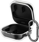 kwmobile Earphones Case for Sony LinkBuds Clip WF-LC900 Case - Clear TPU Silicone Earbuds Cover - Transparent