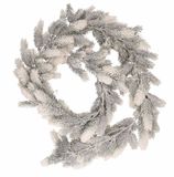 Koopman International 4x guirlande de Noël blanche 180 cm